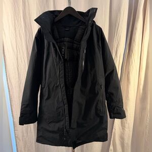 NWT Nau Copenhagen Down Trench Coat Men’s M—Caviar Black—Extreme Cold, Rare